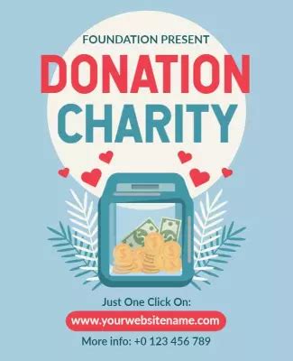 free donation flyer app